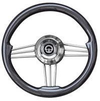 VS02 Steering Wheel -  Diameter 350mm - Carbon - 62.00723.00 - Riviera 